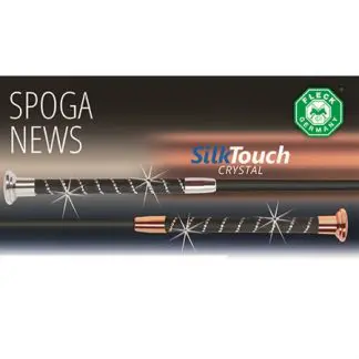 Fleck SilkTouch Crystal ridspö 3-p Svart/Chrome 60 cm