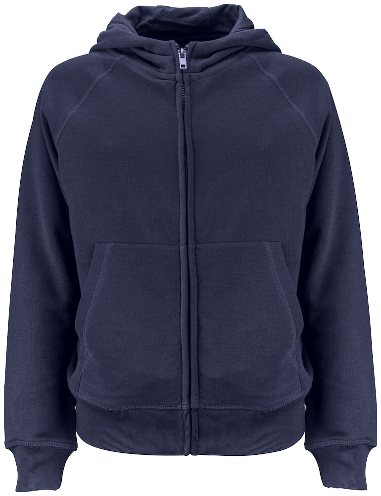 Clear Collar Raglan Fullzip Hoodie Junior